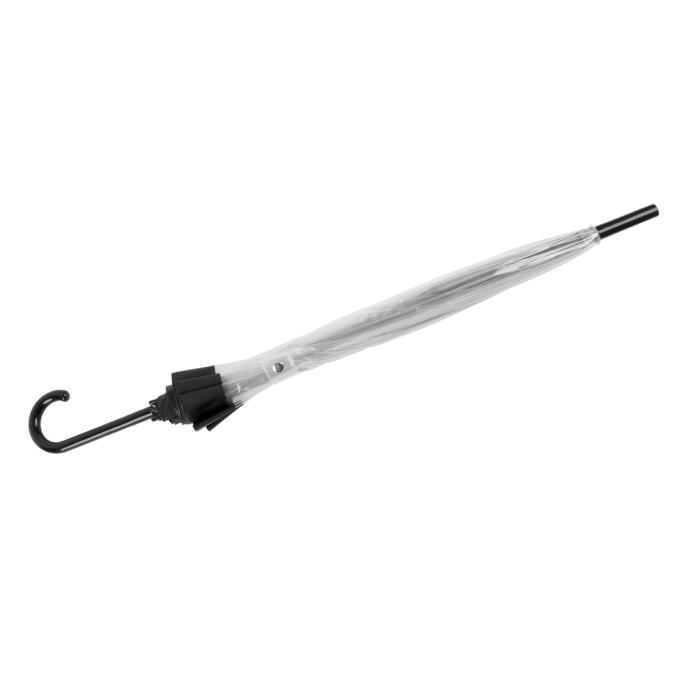tote® Clear PVC Dome Umbrella Black  Extra Image 3